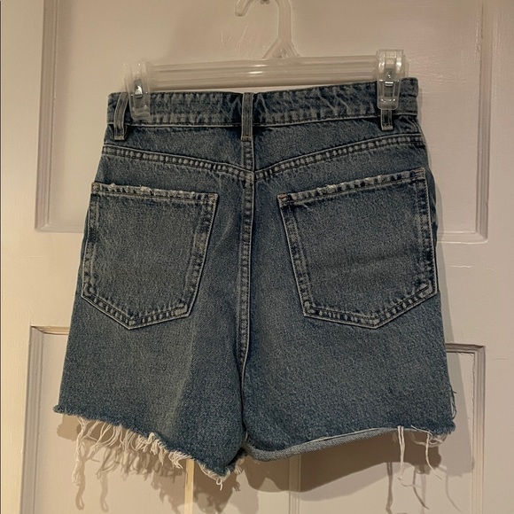 Zara High Rise Jean Shorts - Picture 4 of 8